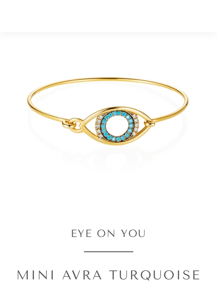 Mini Avra Turquoise bracelet - vermeil