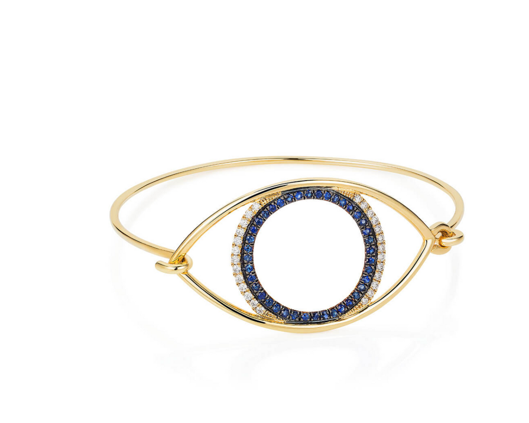 Eye On You: Avra Sapphires Bracelet- 14k gold