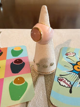 Load image into Gallery viewer, Oro del Boro BonBon Ring Handmade in Tuscany (please allow 3-4 weeks for delivery) Pale pink with pale rosé chalcedony
