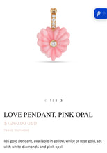 Load image into Gallery viewer, Joanna Dahdah Love Heart Pendant Charm
